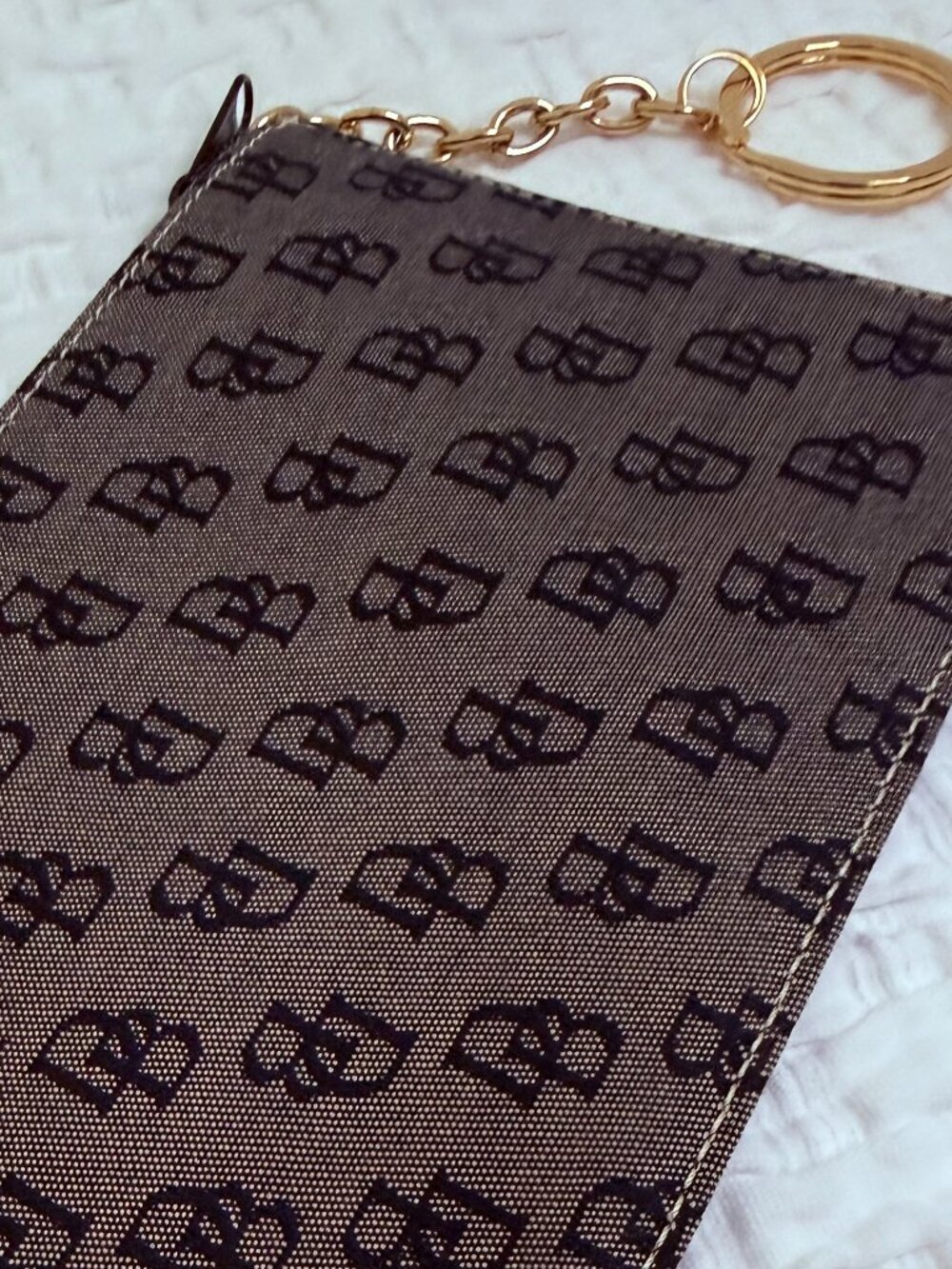 Vintage Dooney & Bourke Slim Signature Wristlet Wallet Y2K EUC